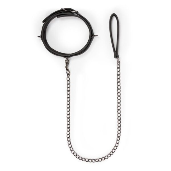 Fetish halsband met riem - Afbeelding 3