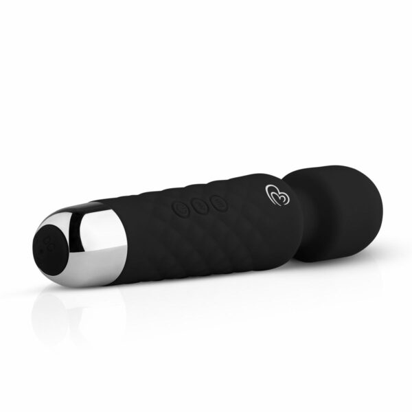 EasyToys Mini Wand Vibrator - Zwart - Afbeelding 2