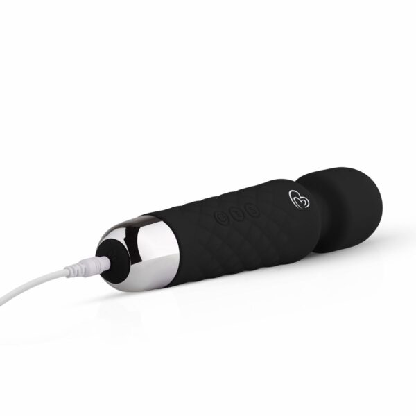 EasyToys Mini Wand Vibrator - Zwart - Afbeelding 4