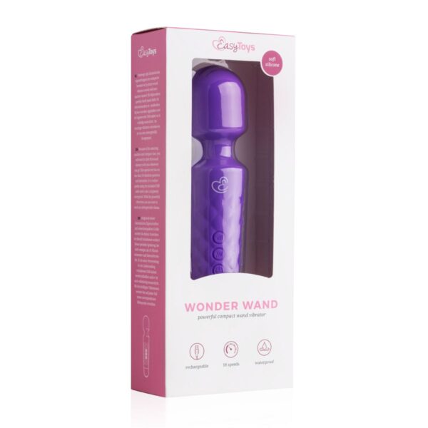EasyToys Mini Wand Vibrator - Paars - Afbeelding 6