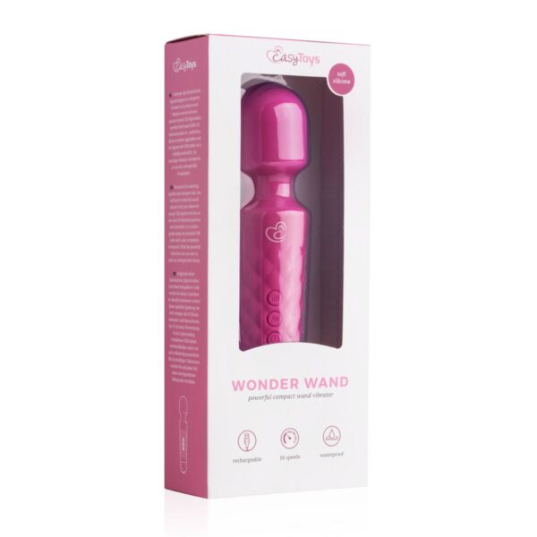 EasyToys Mini Wand Vibrator - Roze - Afbeelding 6