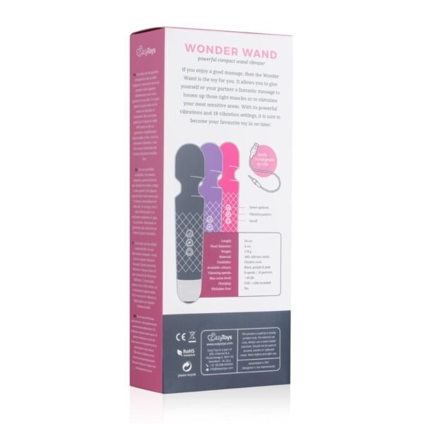 EasyToys Mini Wand Vibrator - Roze - Afbeelding 7