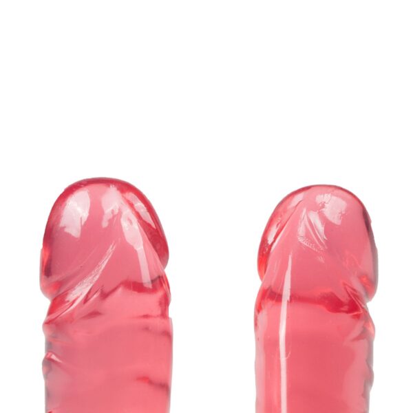 Crystal Jellies Dubbel Dildo - Roze - Afbeelding 2