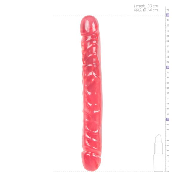 Crystal Jellies Dubbel Dildo - Roze - Afbeelding 4