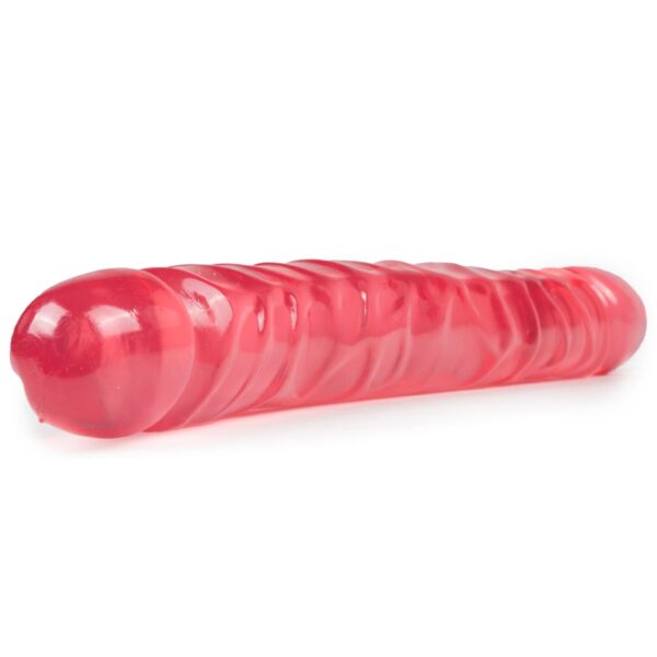 Crystal Jellies Dubbel Dildo - Roze - Afbeelding 5