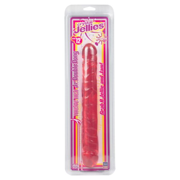 Crystal Jellies Dubbel Dildo - Roze - Afbeelding 6