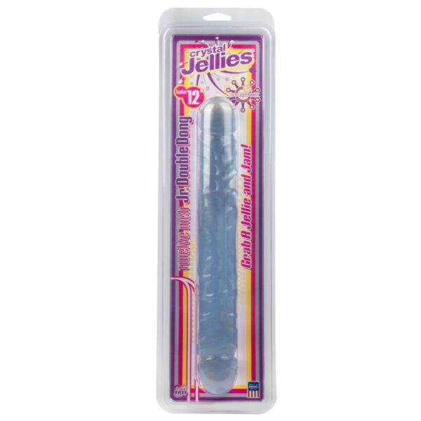 Crystal Jellies Dubbel Dildo - Transparant - Afbeelding 5