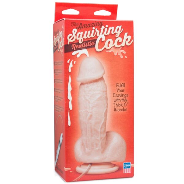 Spuitende Dildo Met Balzak - 13 cm - Afbeelding 7