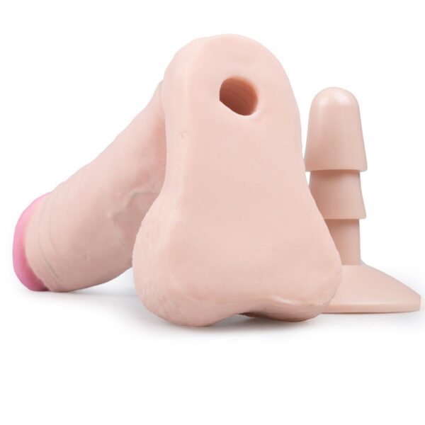 Realistic Cock Ultraskyn Realistische  Dildo Met Balzak - 21 cm - Afbeelding 5