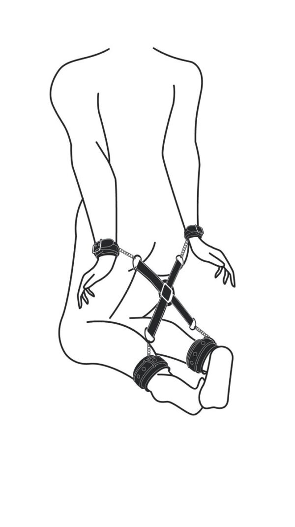 Hogtie With Hand and Anklecuffs - Afbeelding 3