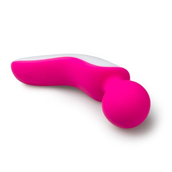 Mini Wand Massager - Roze/Wit - Afbeelding 2