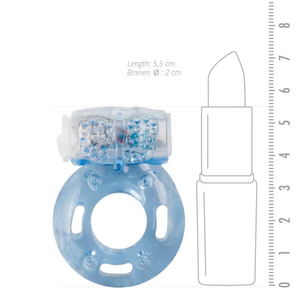 Vibrerende Cockring Met Genopte Clitorisstimulator - Afbeelding 4