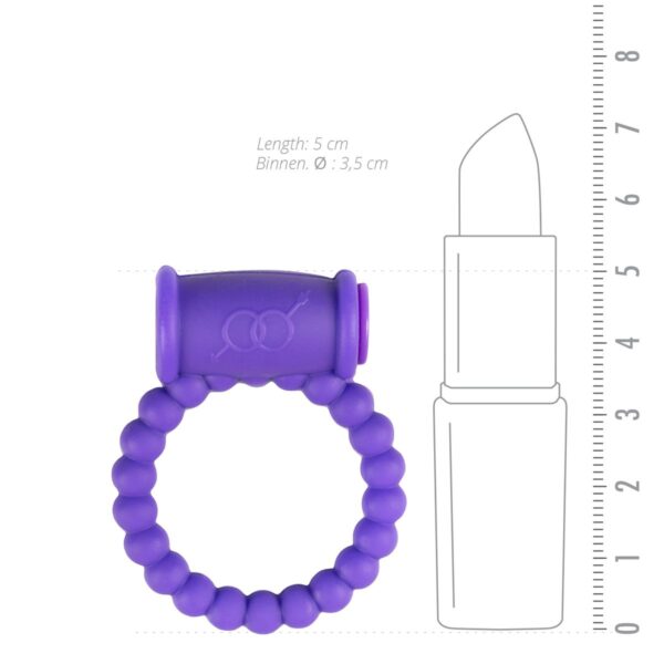 Cockring Met Vibrator - Paars - Afbeelding 4