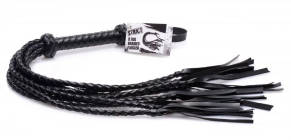 Lange Gevlochten Flogger - Afbeelding 2
