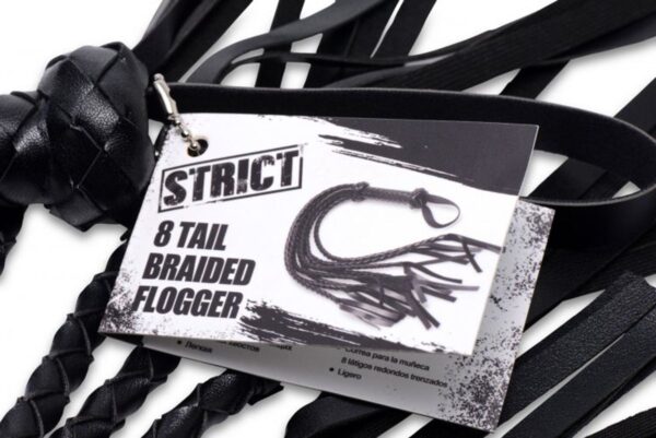 Lange Gevlochten Flogger - Afbeelding 4