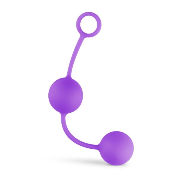 Canon Balls Vaginaballetjes Met Contragewicht - Paars - Afbeelding 3