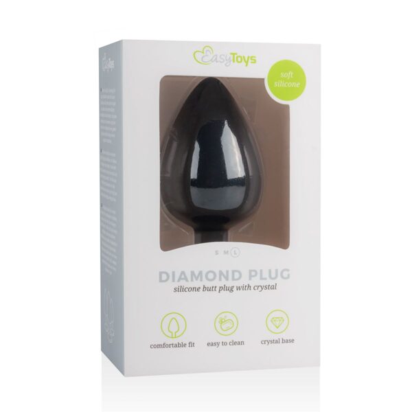 Diamond Plug Groot - Zwart - Afbeelding 4
