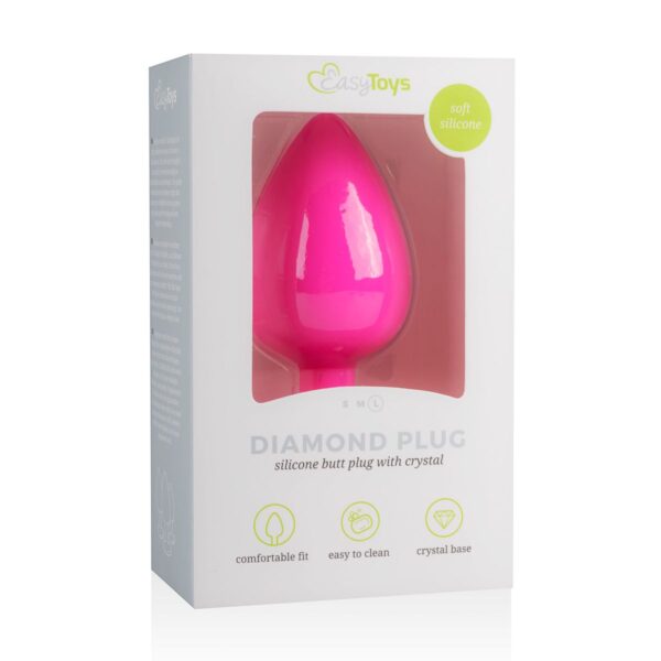 Diamond Plug Groot - Roze - Afbeelding 4