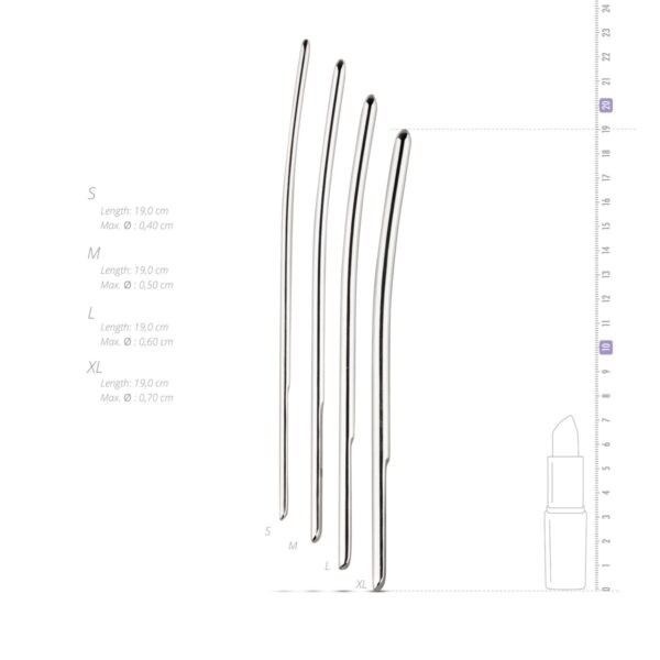 Sinner - Metalen Dilator Set 4-7mm - 4 Stuks - Afbeelding 6