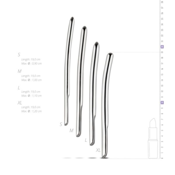 Sinner - Metalen Dilator Set 9-12mm - 4 Stuks - Afbeelding 6