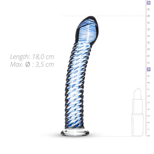 Glazen G-Spot/Prostaatdildo No. 5 - Afbeelding 3