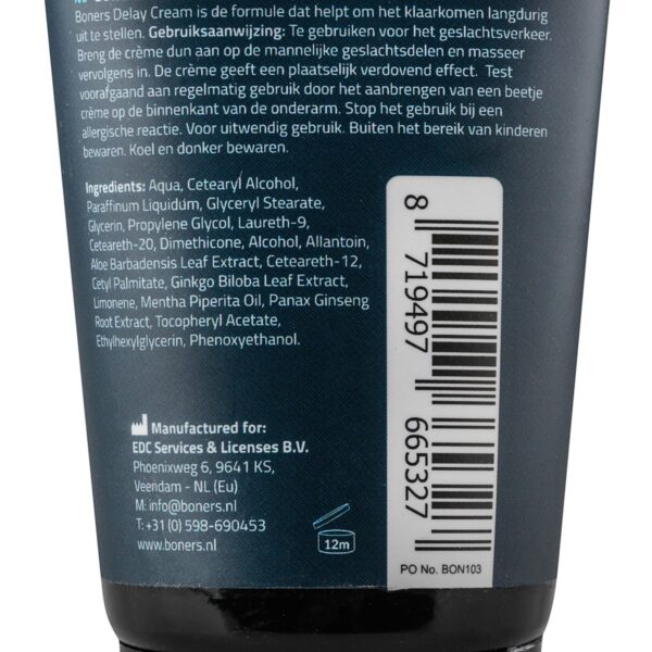 Boners Orgasmevertragende Crème - 100 ml - Afbeelding 3