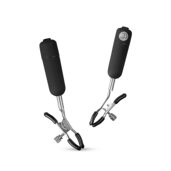Verstelbare Tepelklemmen Met Bullet Vibrator - Afbeelding 2