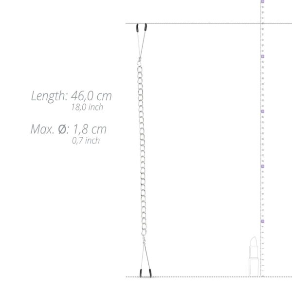 Pincet Tepelklemmen Met Ketting - Afbeelding 5