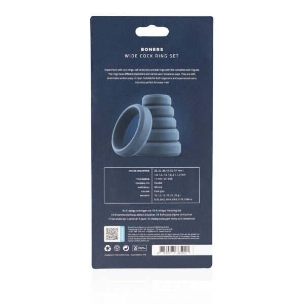 Boners 6-Delige Cockring Set - Afbeelding 11