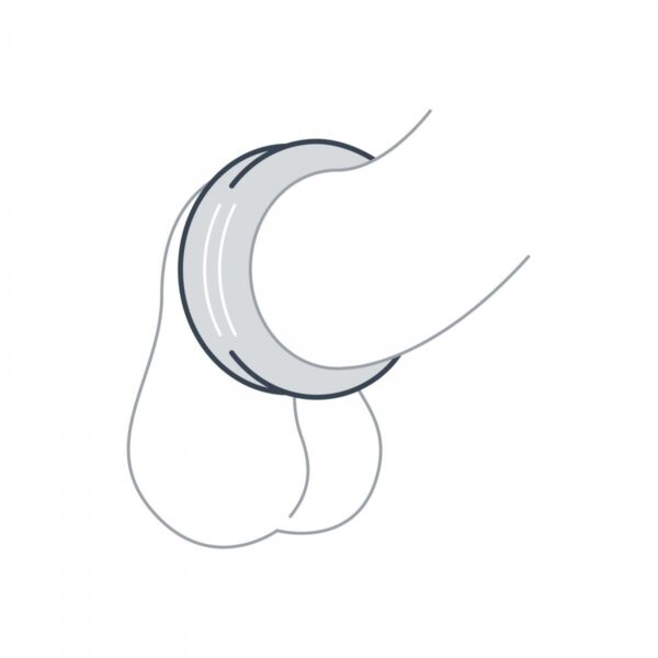 Boners Cockring Met Dubbel Design - Afbeelding 3