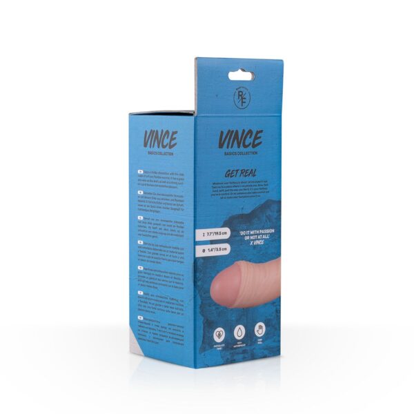 Vince Realistische Dildo Met Balzak  - 19,5 cm - Afbeelding 7