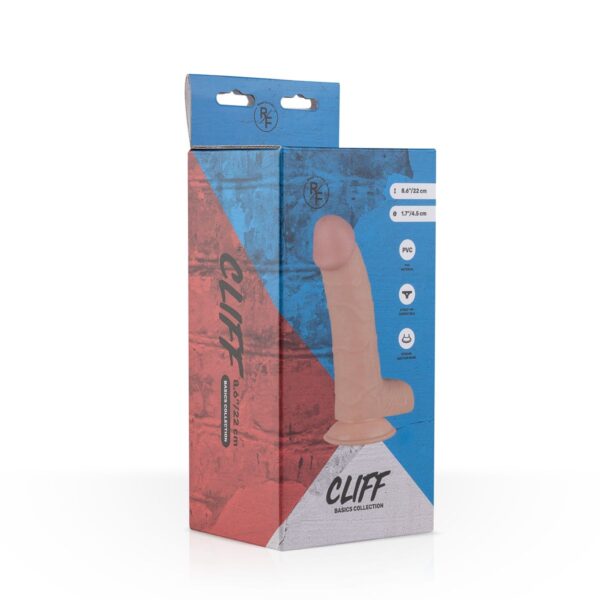 Cliff Realistische Dildo Met Balzak - 22 cm - Afbeelding 6