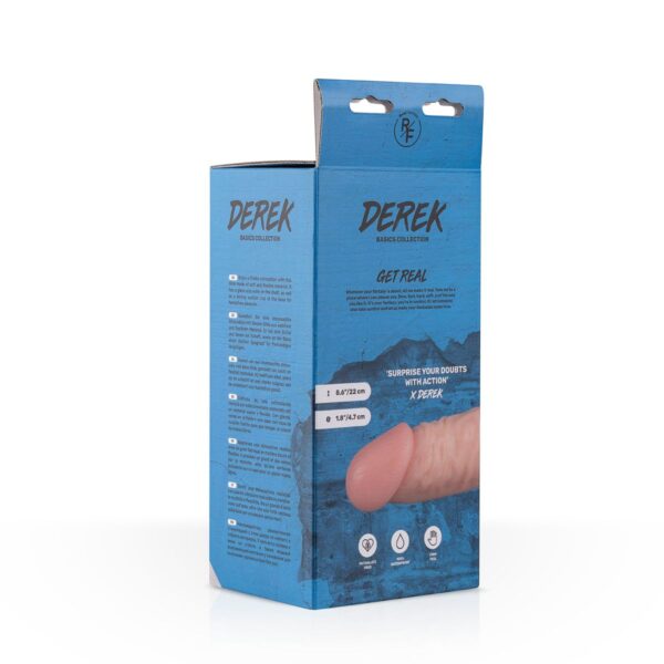 Derek Realistische Dildo Met Balzak - 22 cm - Afbeelding 7