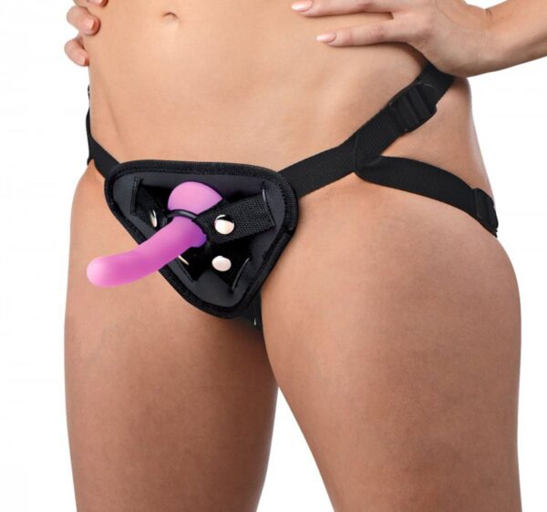 Double-G Deluxe Vibrerende Strap-On Set - Afbeelding 2