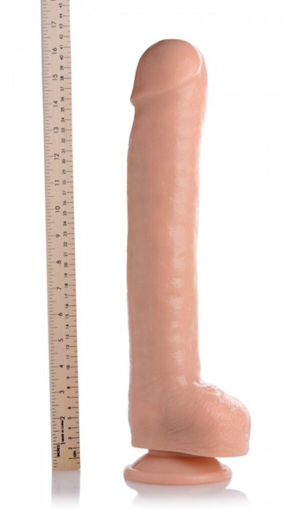 The Destroyer Realistische XXL Dildo Met Balzak - 32 cm - Afbeelding 2