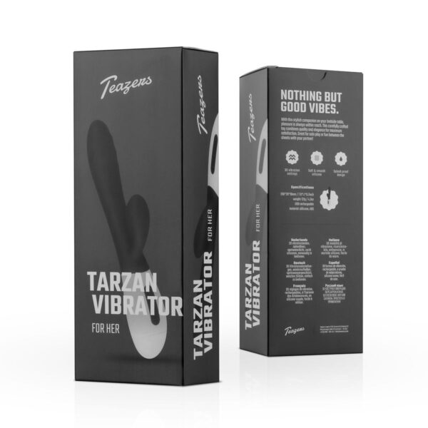 Teazers Tarzan Vibrator - Zwart - Afbeelding 10