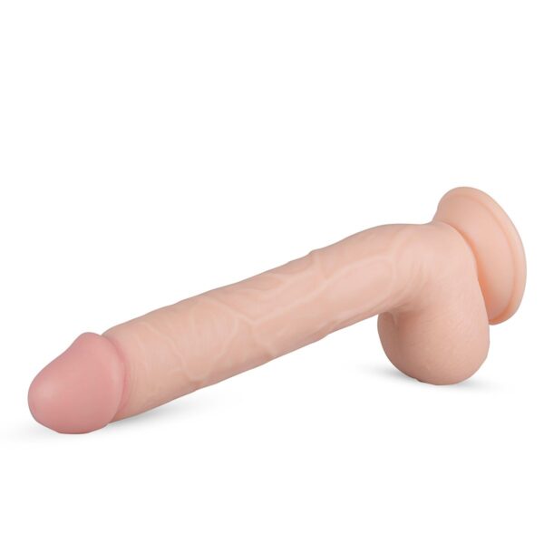 Elvin Realistische Dildo Met Balzak - 27,5 cm - Afbeelding 3