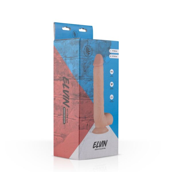 Elvin Realistische Dildo Met Balzak - 27,5 cm - Afbeelding 6