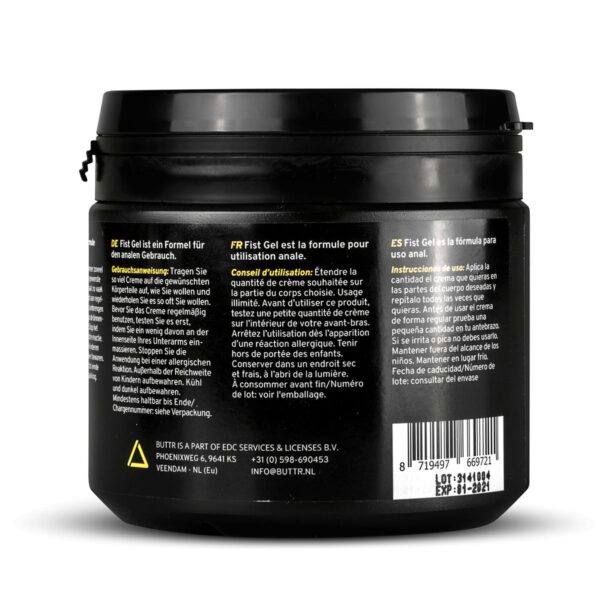 BUTTR - Fisting Gel Op Waterbasis - 500 ml - Afbeelding 4