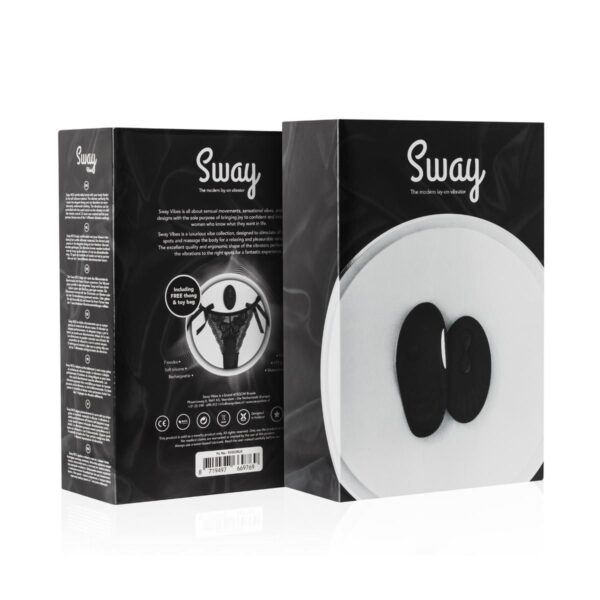 Sway Vibes No. 3 - Zwart - Vibrator String Met Afstandsbediening - Afbeelding 14