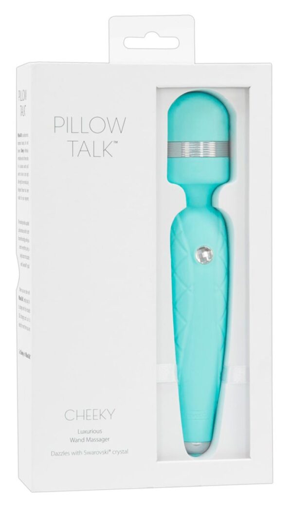 Pillow Talk - Cheeky Wand Vibrator - Teal - Afbeelding 5
