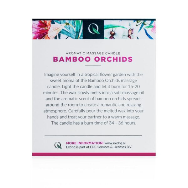 Exotiq Massagekaars Bamboe Orchideeën - 200g - Afbeelding 6