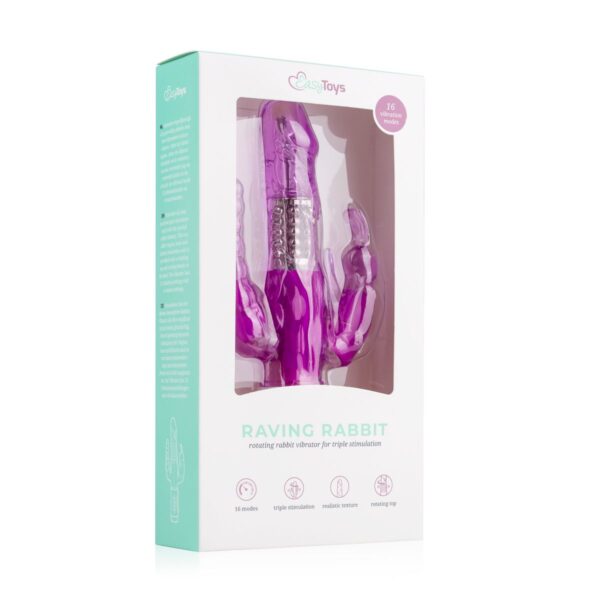 Raving Rabbit Vibrator - Paars - Afbeelding 12
