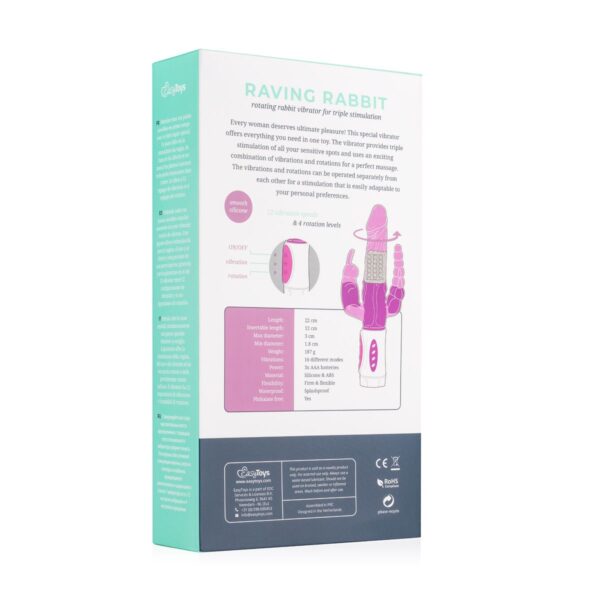 Raving Rabbit Vibrator - Paars - Afbeelding 13