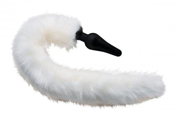 White Fox Buttplug & Haarband Set - Afbeelding 2