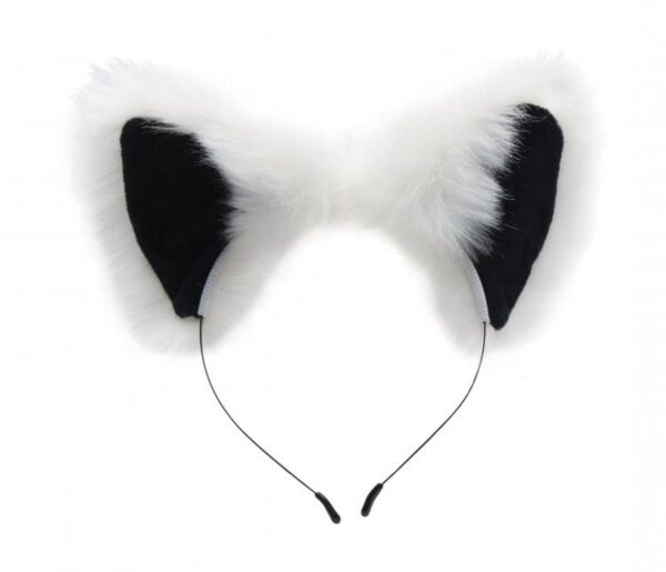 White Fox Buttplug & Haarband Set - Afbeelding 3