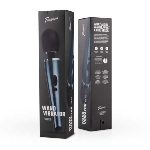 Black Lightning Wand Vibrator - Afbeelding 12
