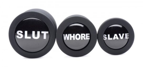 Dirty Words Buttplug Set - Afbeelding 2