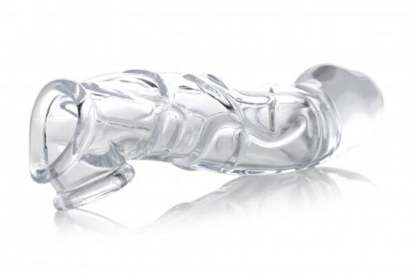 Clear Extender Gebogen Penissleeve - Afbeelding 2