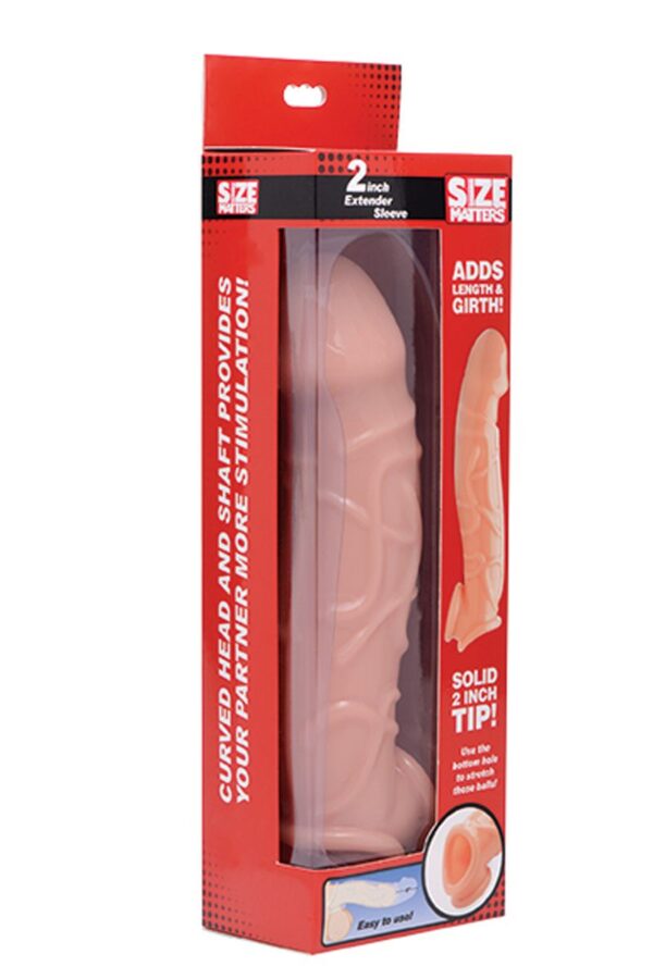Flesh Extender Gebogen Penissleeve - Afbeelding 8